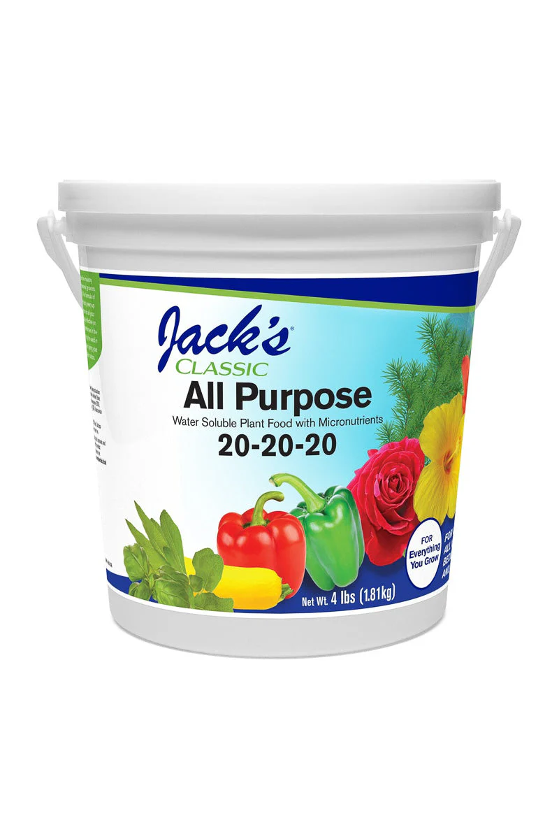 Jack's Classic All-Purpose 20-20-20 Fertilizer 4 lb