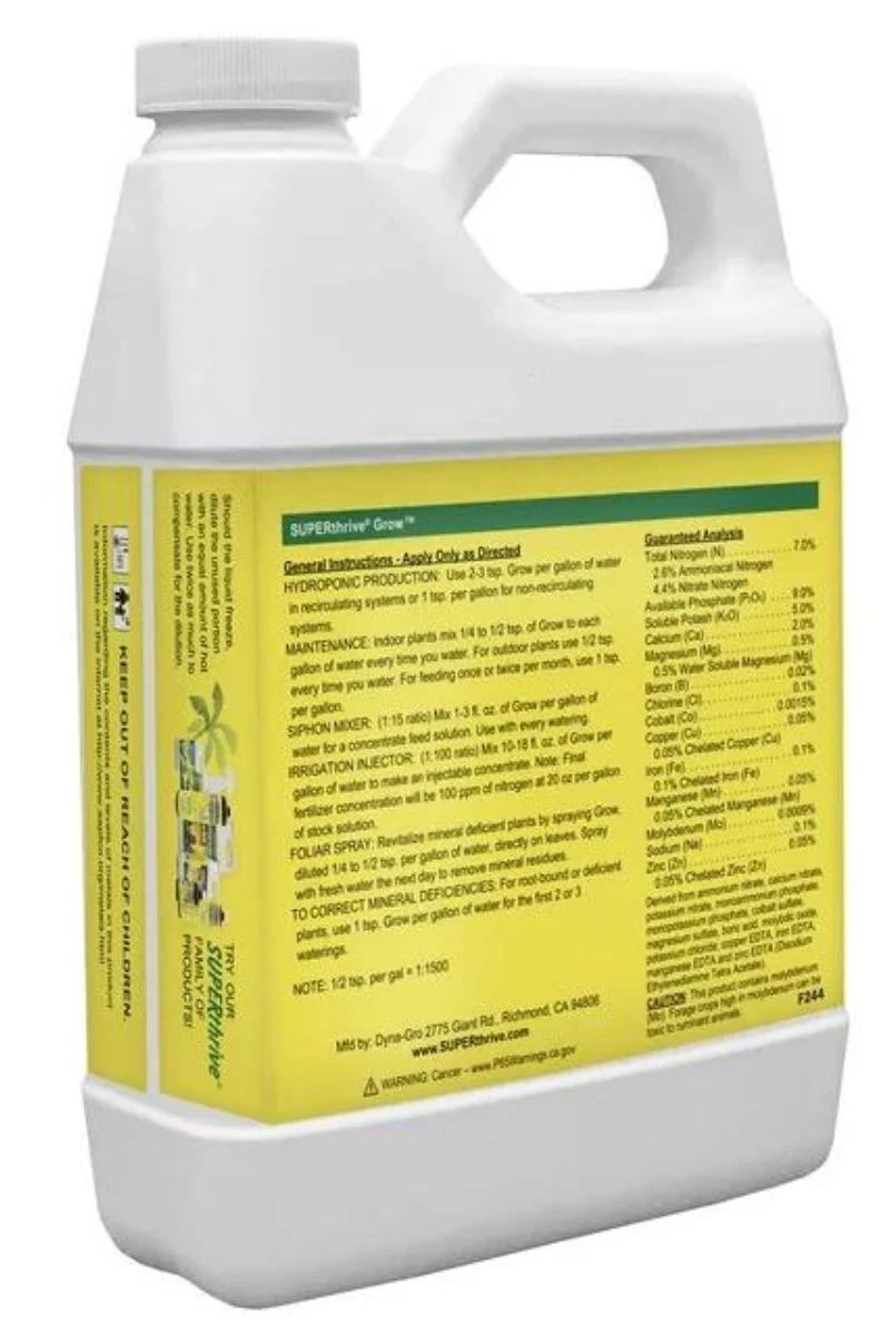 SUPERthrive Grow 7-9-5 Plant Food 32 oz - Image 2