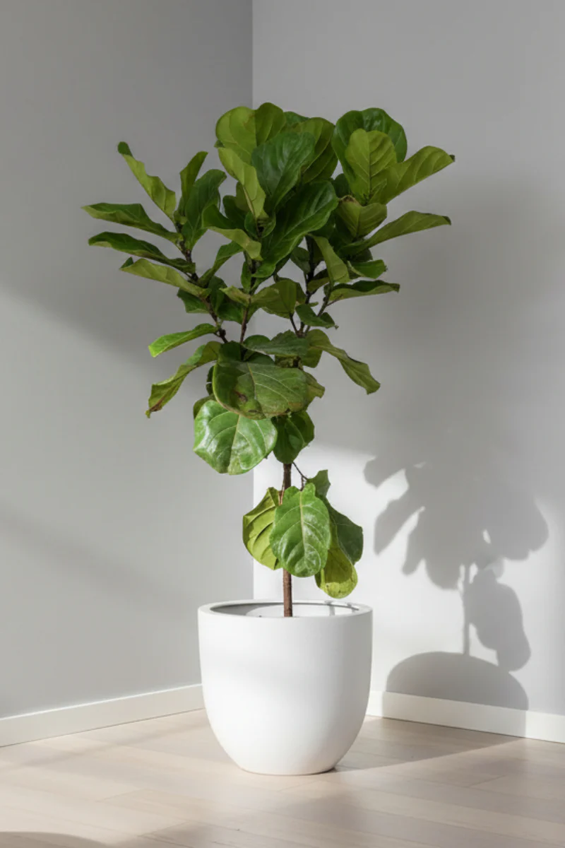 Ficus, (Lyrata) Fiddle Leaf Fig 12" Standard