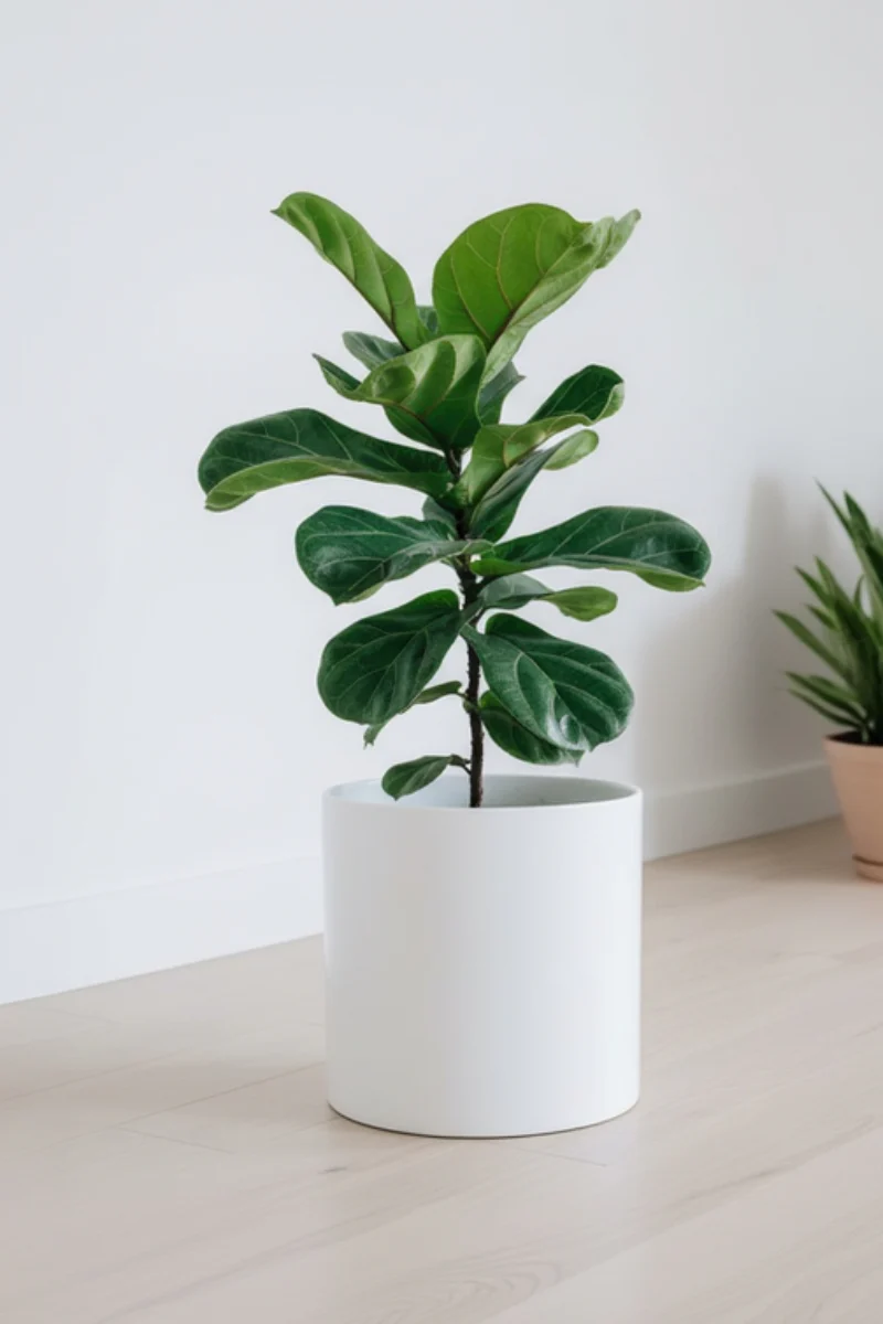 Ficus, (Lyrata) Fiddle Leaf Fig Little Sunshine 8"