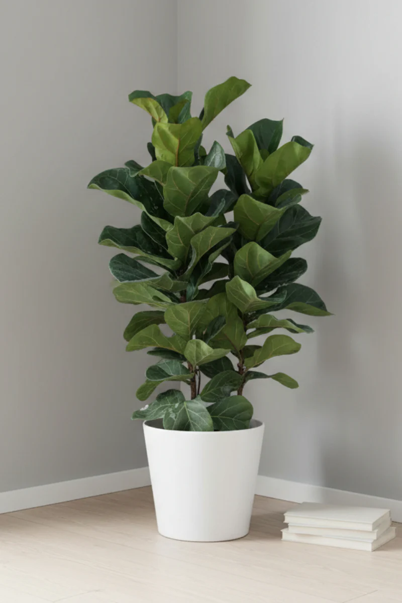 Ficus, (Lyrata) Fiddle Leaf Fig Little Sunshine 12"