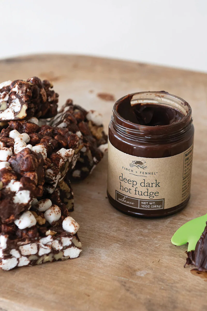 Finch + Fennel Deep Dark Hot Fudge Sauce 10 oz