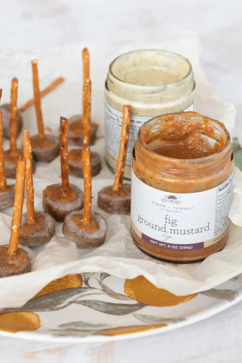 Finch + Fennel Fig Ground Mustard Dip 9 oz