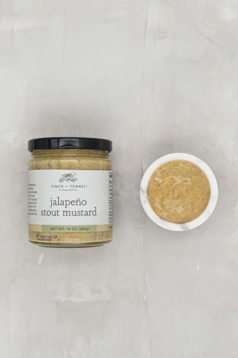 Finch + Fennel Jalapeño Stout Mustard 10 oz