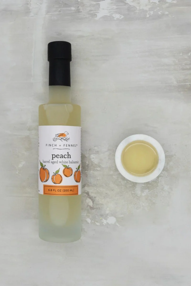 Finch + Fennel Peach Barrel Aged White Balsamic 6.8 oz