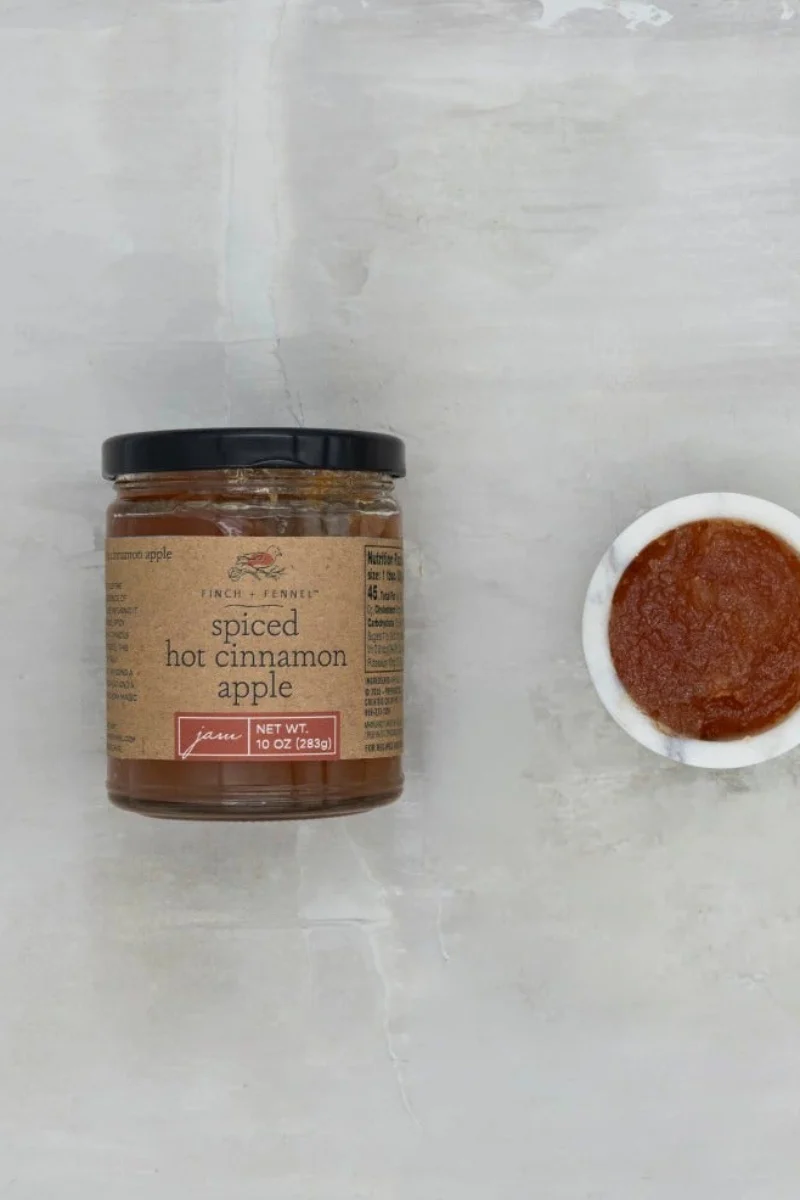Finch + Fennel Spiced Hot Cinnamon Apple Jam 10 oz
