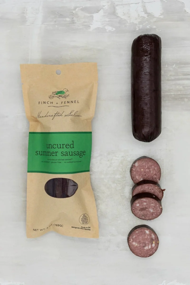 Finch + Fennel Uncured Summer Sausage 6 oz