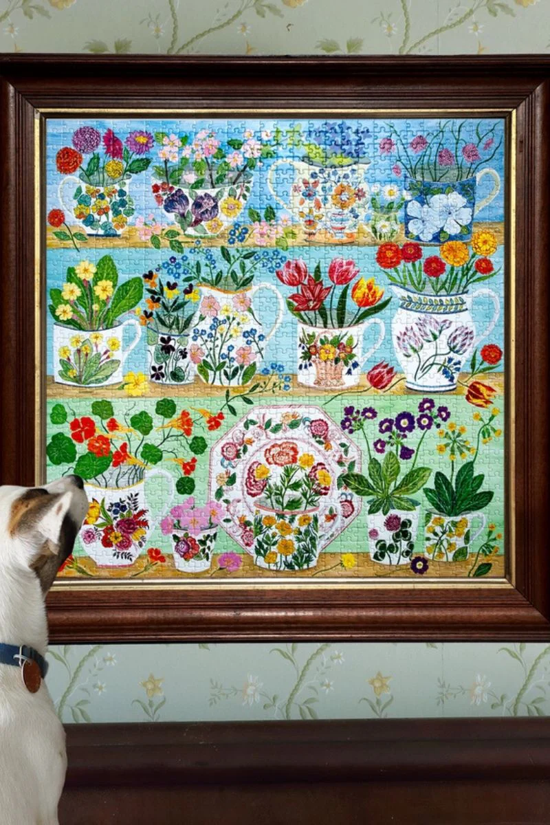 Floral Cupboard Puzzle 1000 Pieces - Image 3