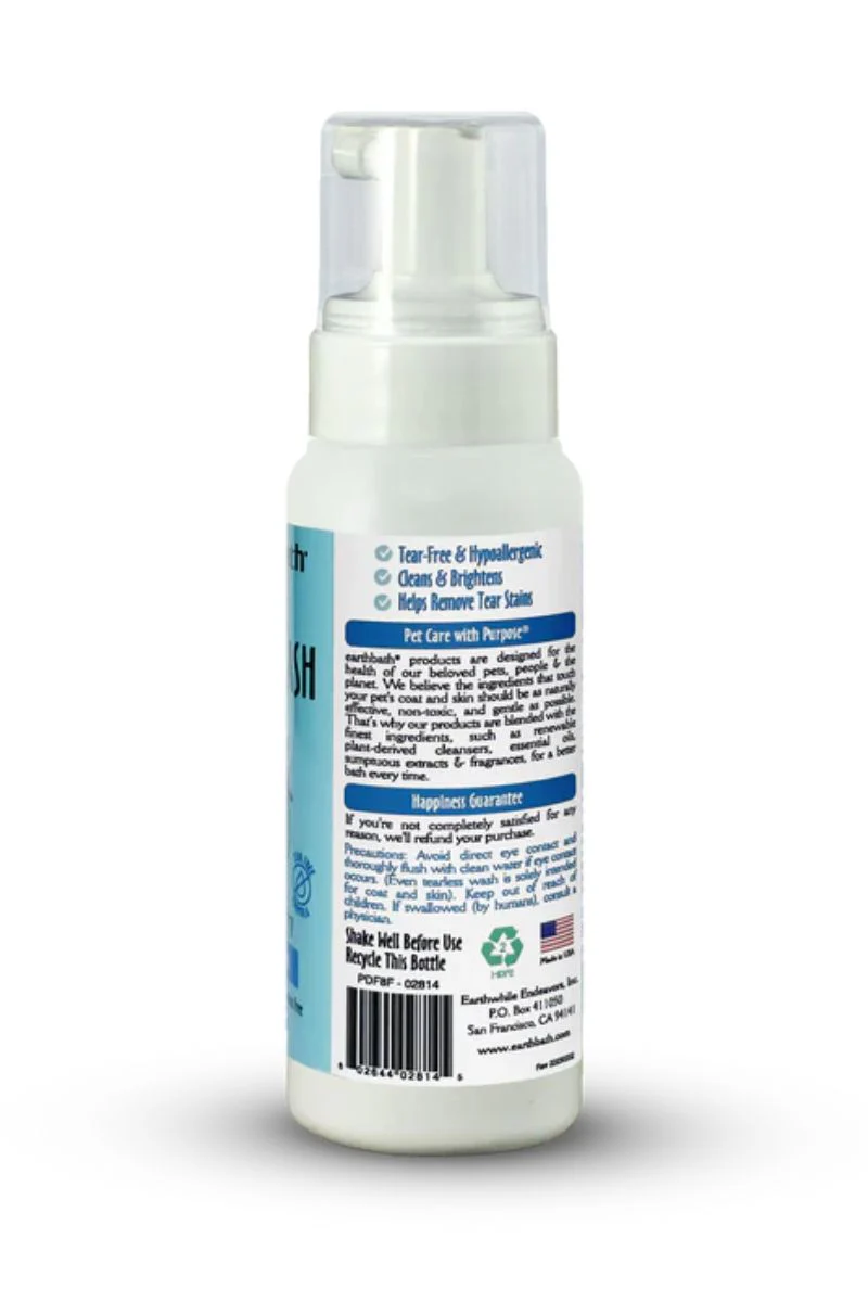 Earthbath Foaming Facial Wash Hypoallergenic w/Blueberry & Blackberry 8 oz - Image 3