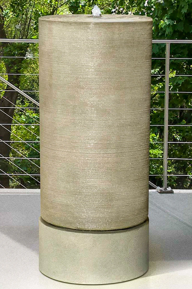 Campania Tall Cylinder Fountain GS
