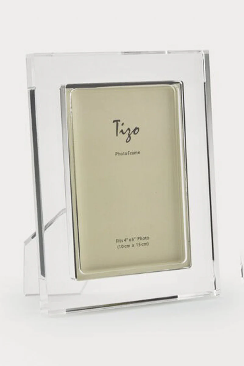 Tizo Lucite Frame Clear Border 4"x6"