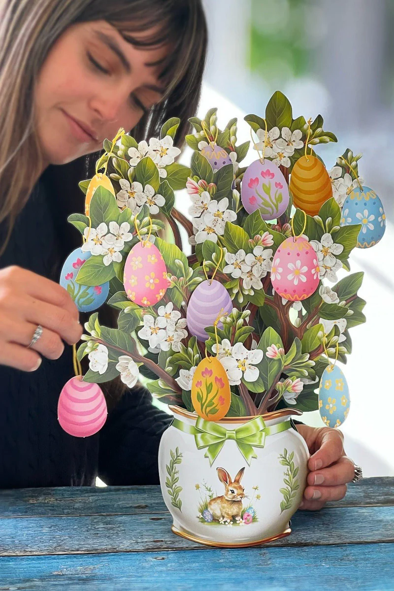 FreshCut Paper Easter Egg Tree - Image 2