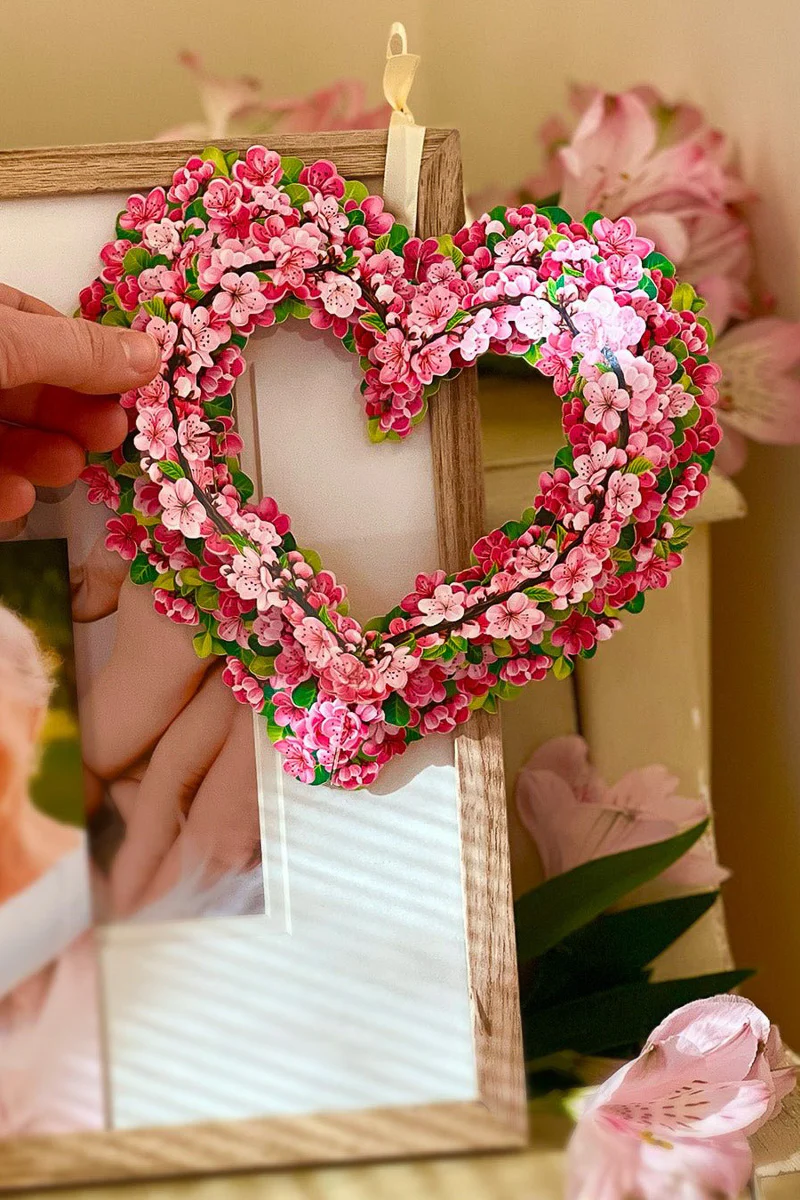 FreshCut Paper Mini Cherry Blossom Heart - Image 2