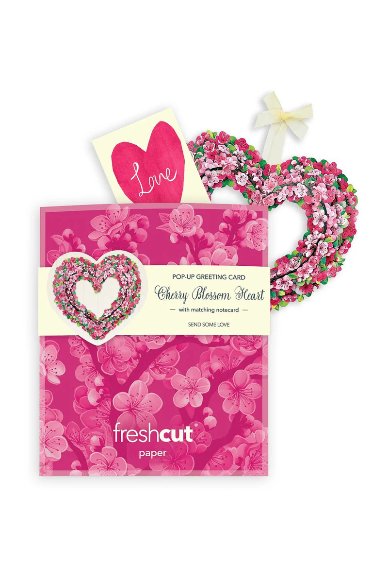 FreshCut Paper Mini Cherry Blossom Heart - Image 3