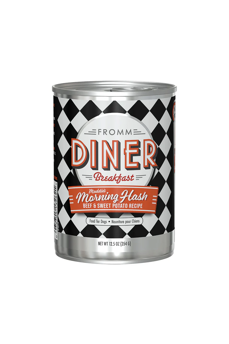 Fromm Diner Maddie’s Morning Hash Beef & Sweet Potato Recipe Wet Dog Food 12.5 oz - Image 2