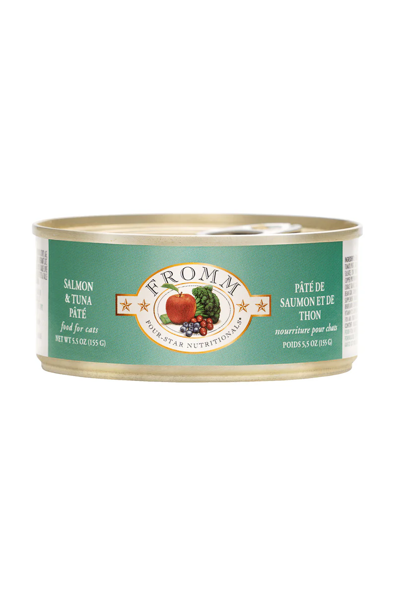 Fromm Four-Star Salmon & Tuna Pate Cat Food 3 oz - Image 2