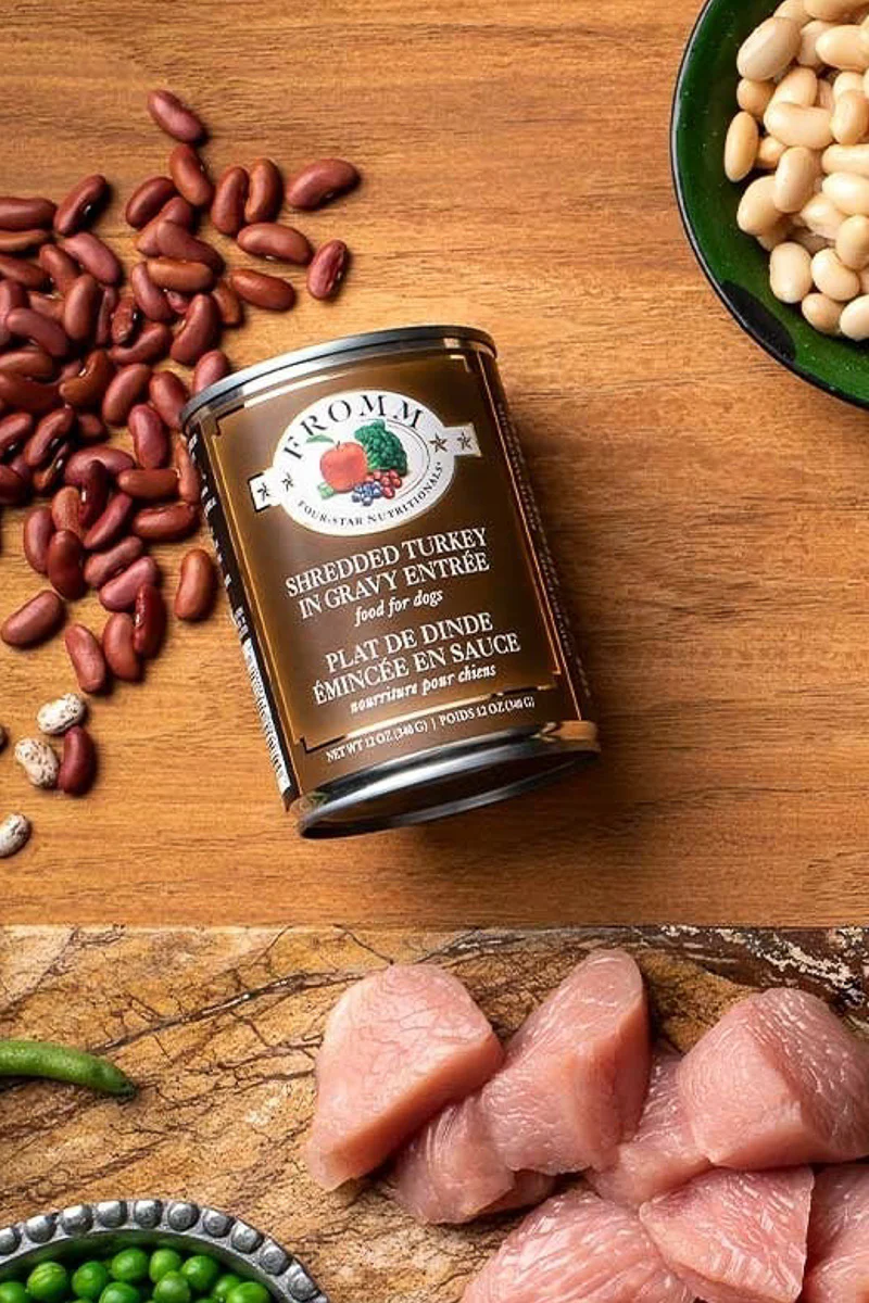 Fromm Shredded Turkey in Gravy Entree Wet Dog Food 12 oz - Image 2