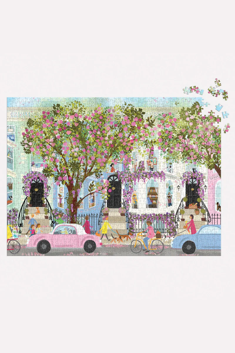 Galison Springtime Terrace 1000 Piece Puzzle - Image 2