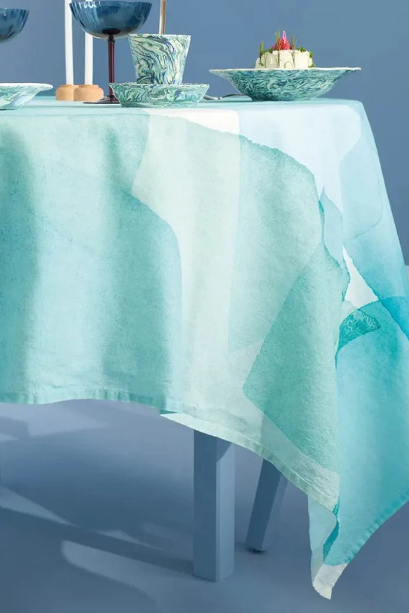 Garnier-Thiebaut Aqua Tablecloth Mineral - Image 2