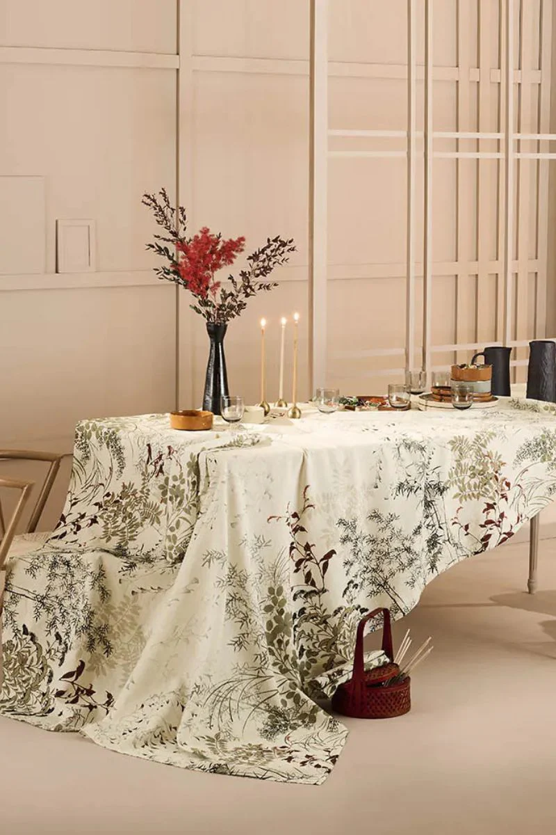 Garnier-Thiebaut Bambous Tablecloth Parchemin - Image 2