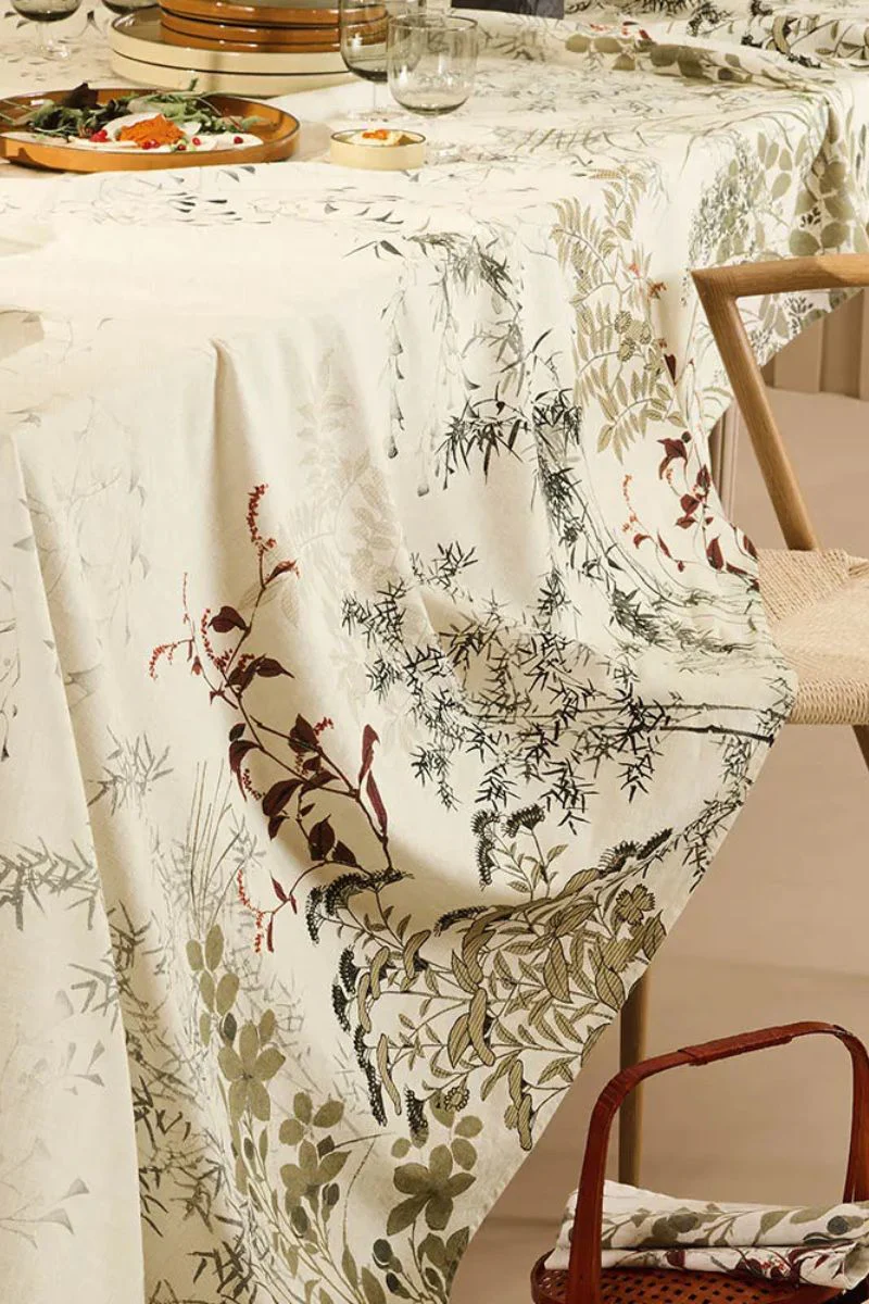 Garnier-Thiebaut Bambous Tablecloth Parchemin - Image 3