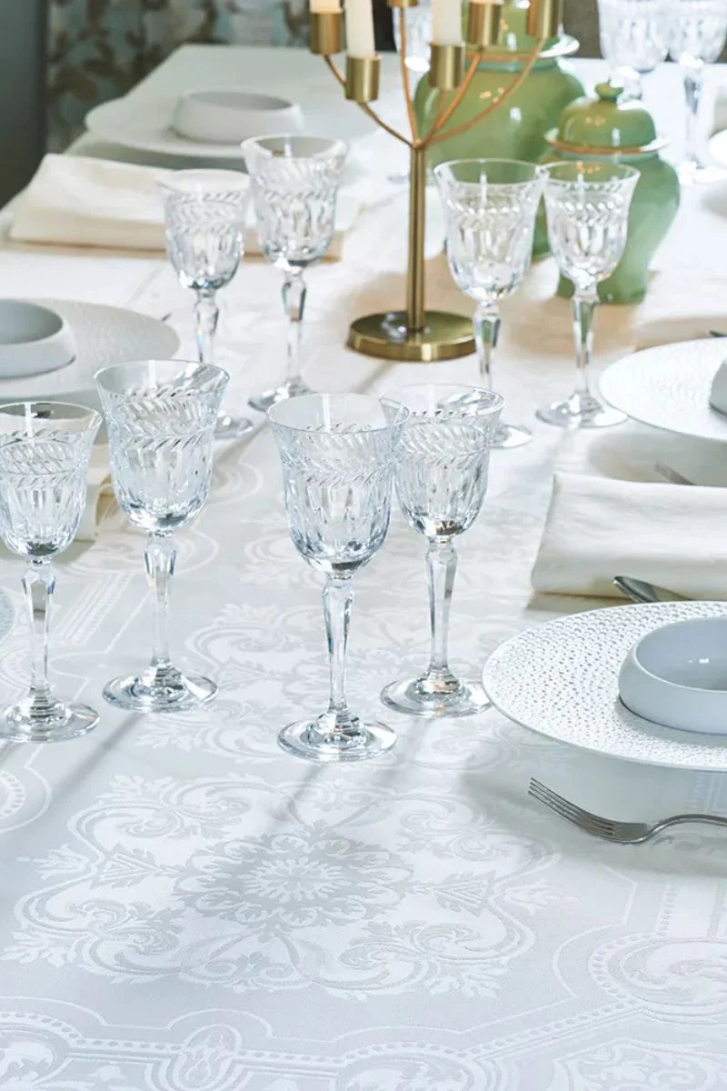 Garnier-Thiebaut Beauregard Tablecloth Blanc - Image 2