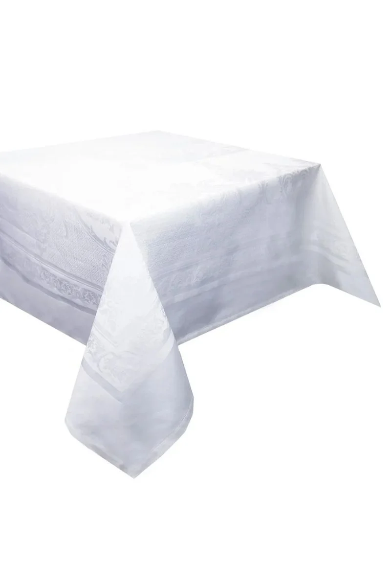 Garnier-Thiebaut Beauregard Tablecloth Blanc - Image 4