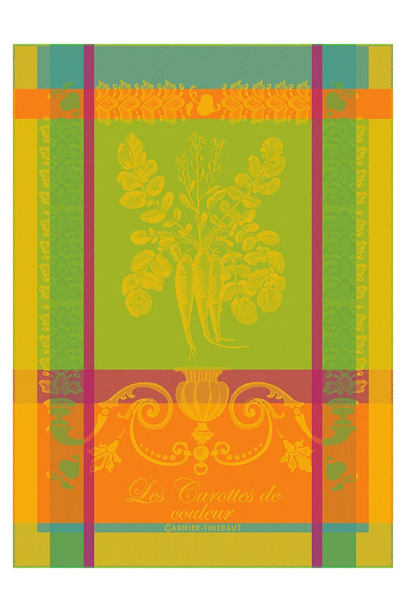 Garnier-Thiebaut Carottes De Couleur Zeste Kitchen Towel