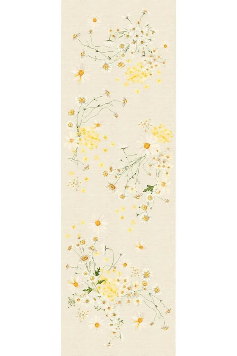 Garnier-Thiebaut Daisy Runner 20"x61" Chanvre - Image 2