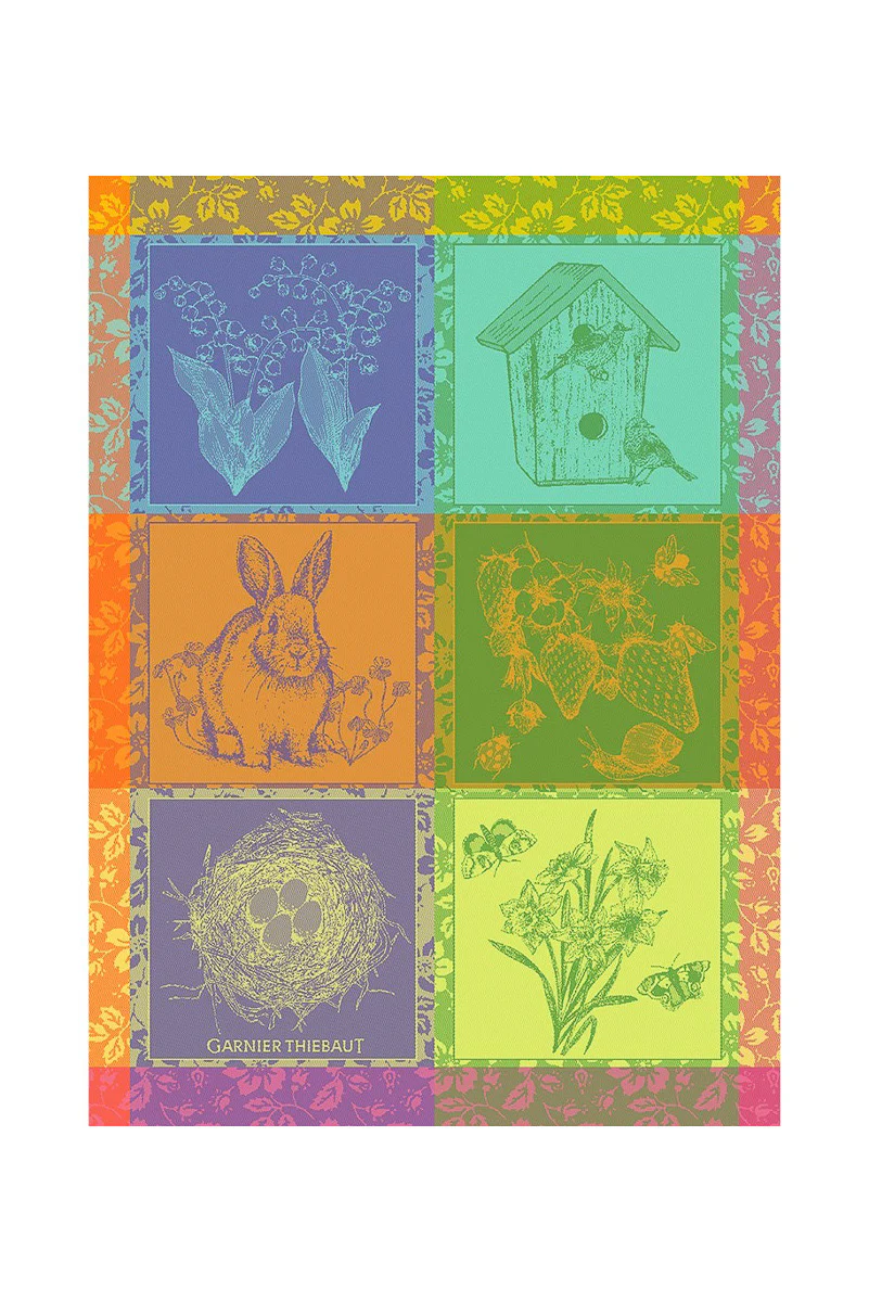 Garnier-Thiebaut Hello Spring Prairie Kitchen Towel