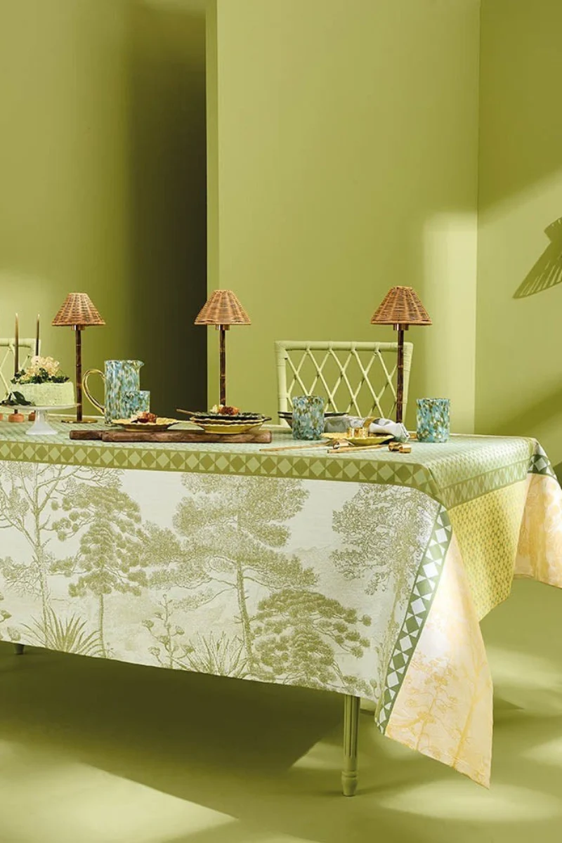 Garnier-Thiebaut Le Sud Tablecloth Vert - Image 2
