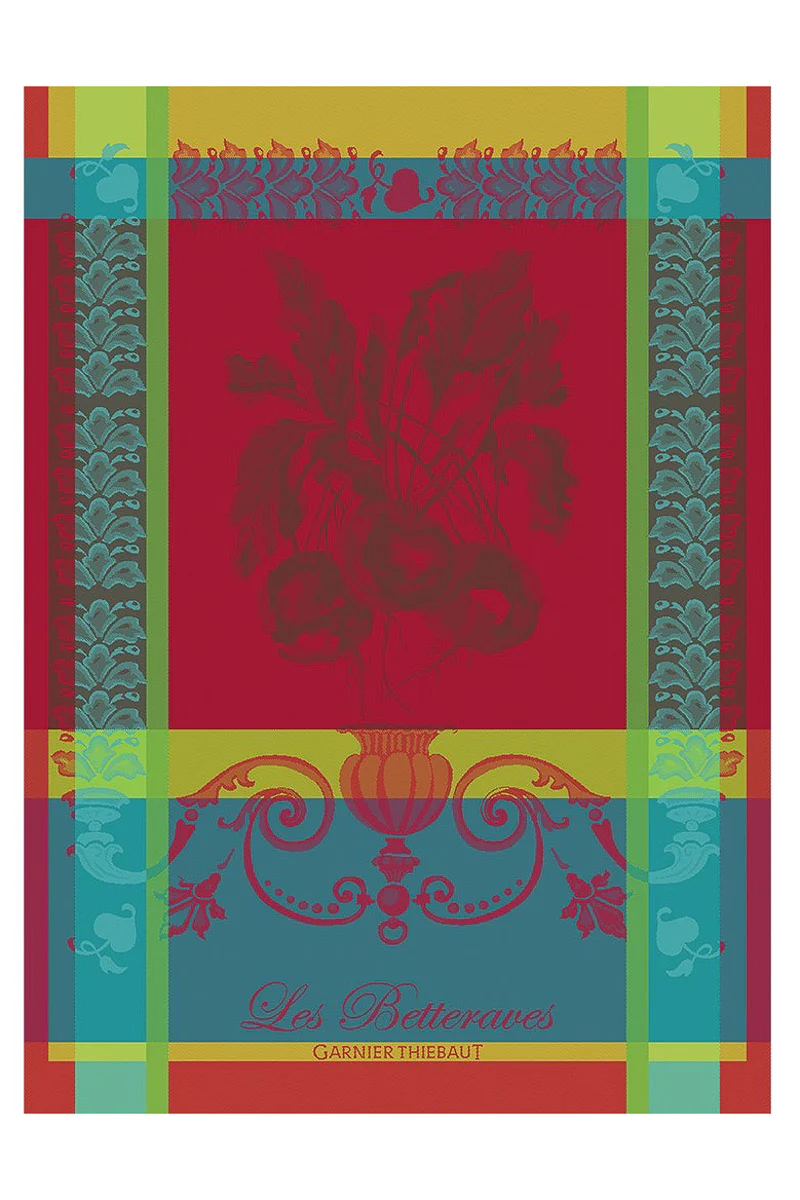 Garnier-Thiebaut Les Betteraves Rouge Kitchen Towel - Image 2