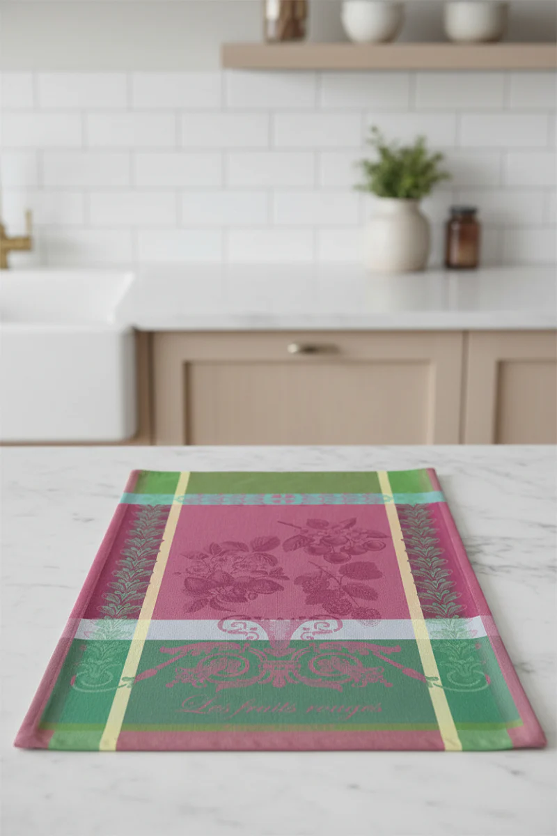 Garnier-Thiebaut Les Fruits Rouges Framboise Kitchen Towel