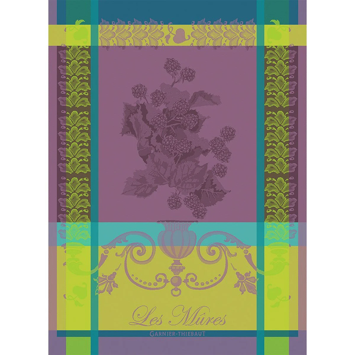Garnier-Thiebaut Les Mures Violet Kitchen Towel - Image 2