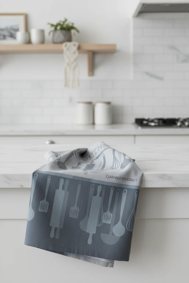 Garnier-Thiebaut Les Ustensiles Kitchen Towel Denim