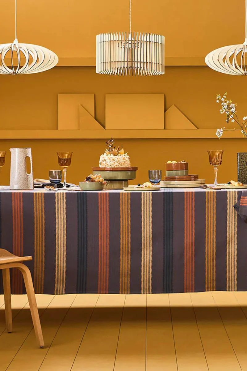 Garnier-Thiebaut Mille Bambous Tablecloth Onyx - Image 2