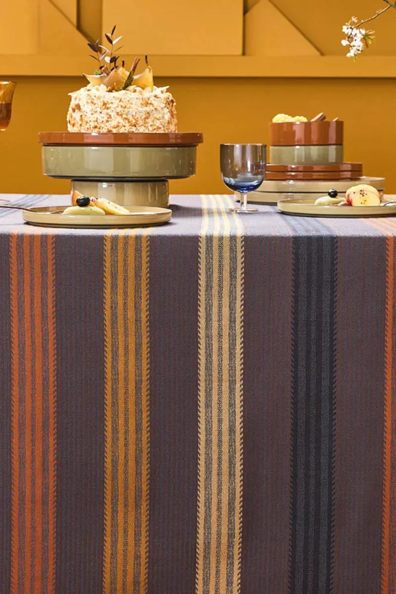 Garnier-Thiebaut Mille Bambous Tablecloth Onyx - Image 3
