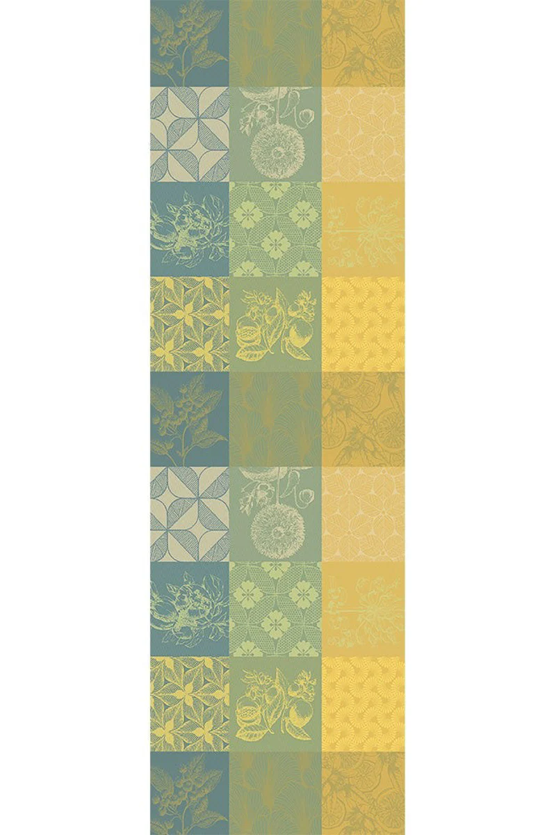Garnier-Thiebaut Mille Parfums Runner 22"x71" Limoni - Image 2