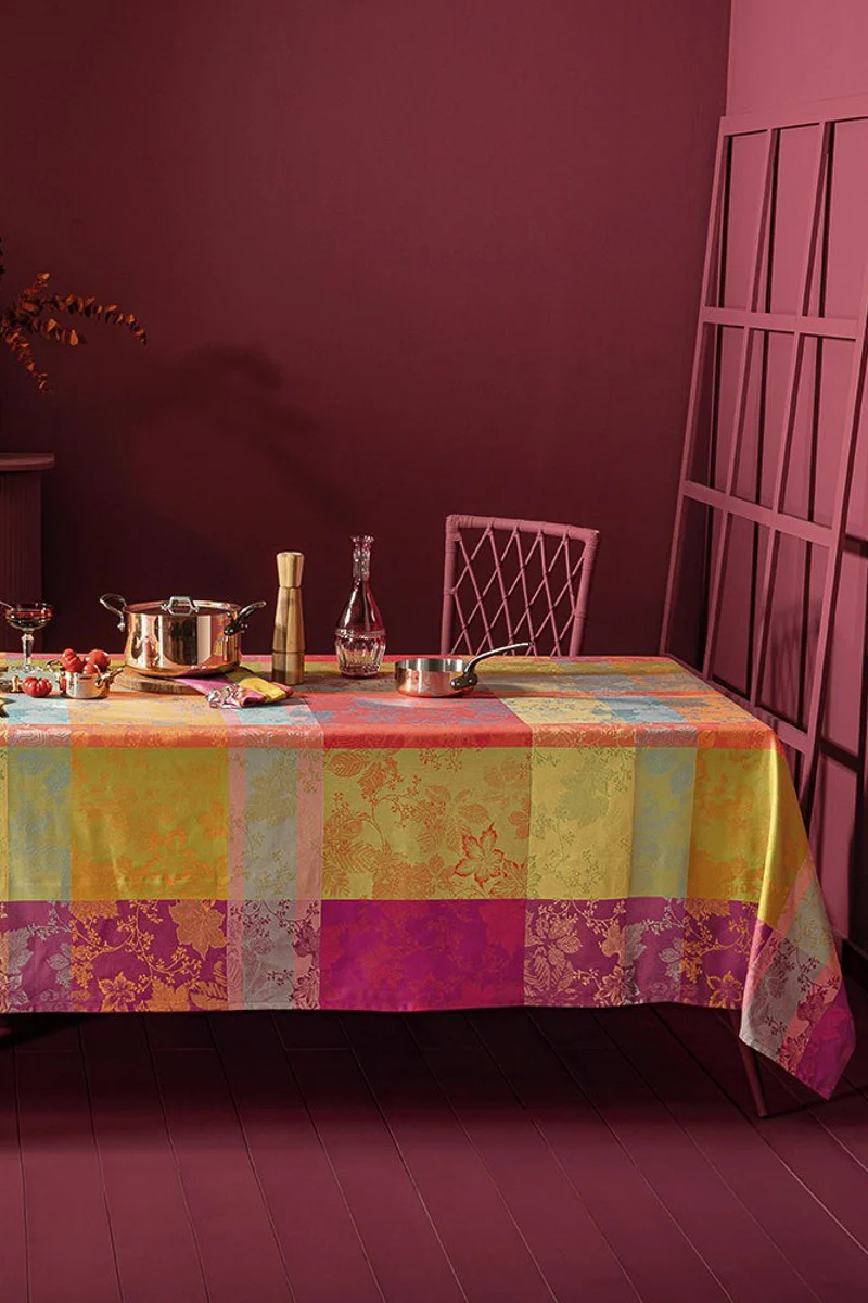 Garnier-Thiebaut Mille Sous Bois Tablecloth 71"x118" Automne
