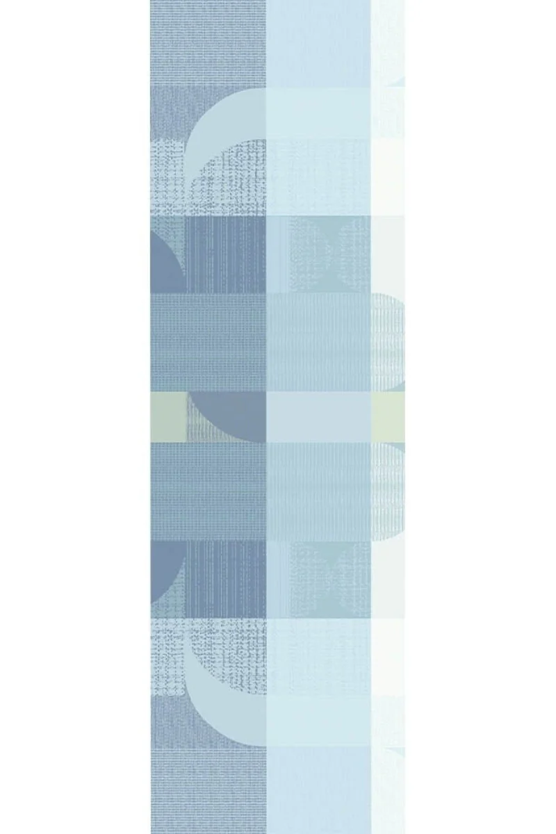 Garnier-Thiebaut Mille Textures Runner 22"x71" Bleu - Image 2