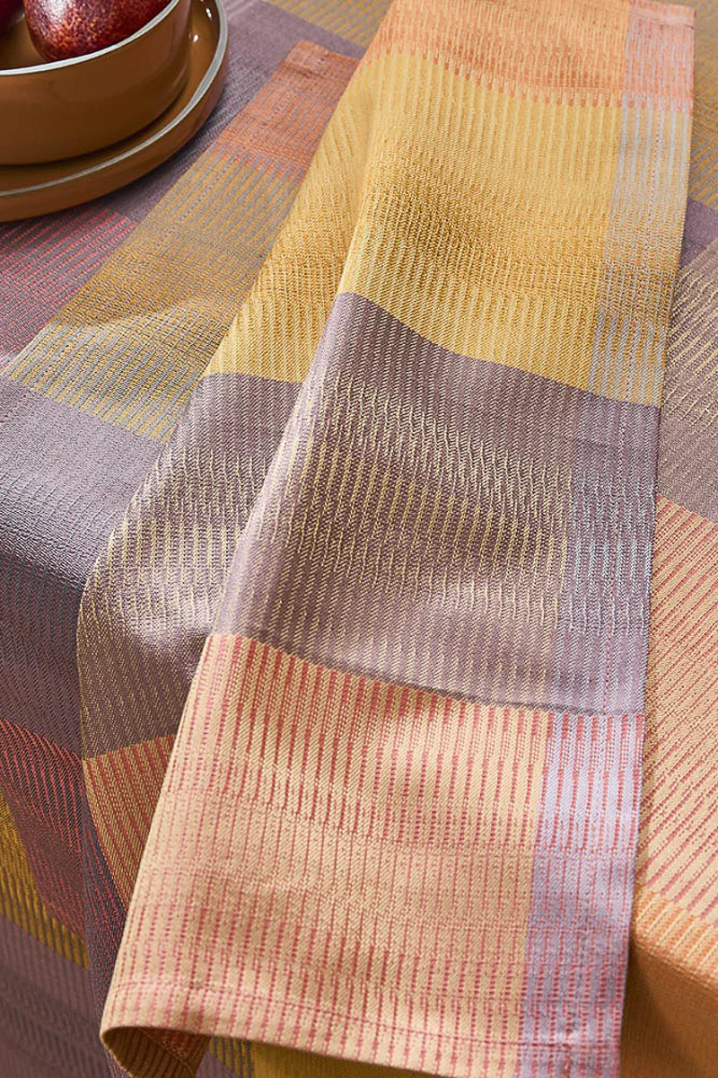 Garnier-Thiebaut Mille Ecossais Napkin 19"x19" Velvet
