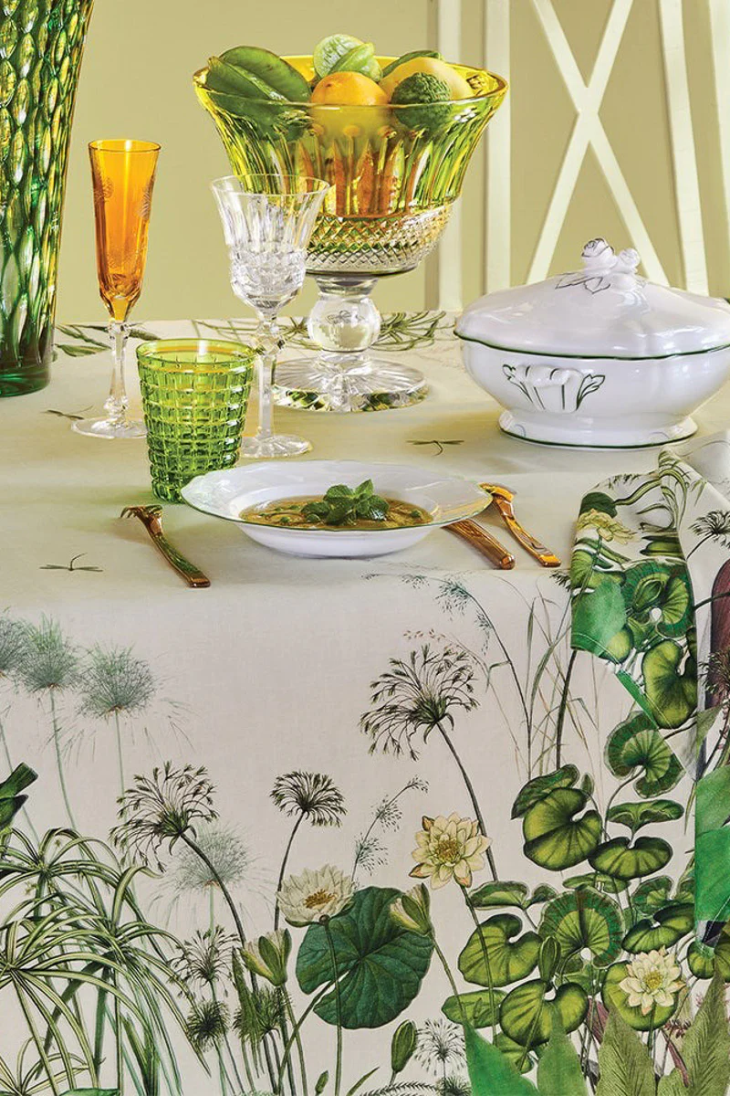 Garnier-Thiebaut Nenuphars Tablecloth Parchemin - Image 2