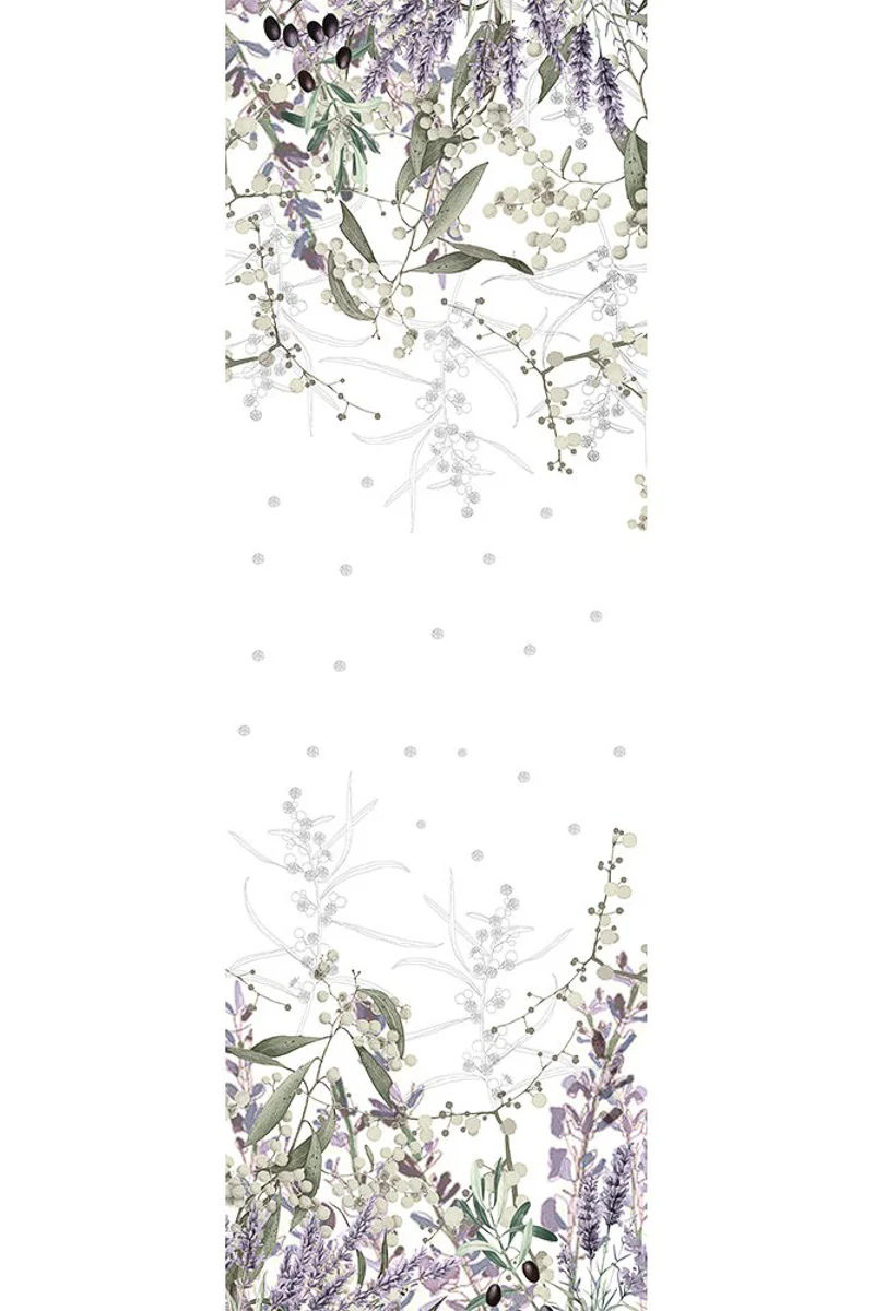 Garnier-Thiebaut Parfum De Lavande Runner 20"x61" Mauve - Image 2