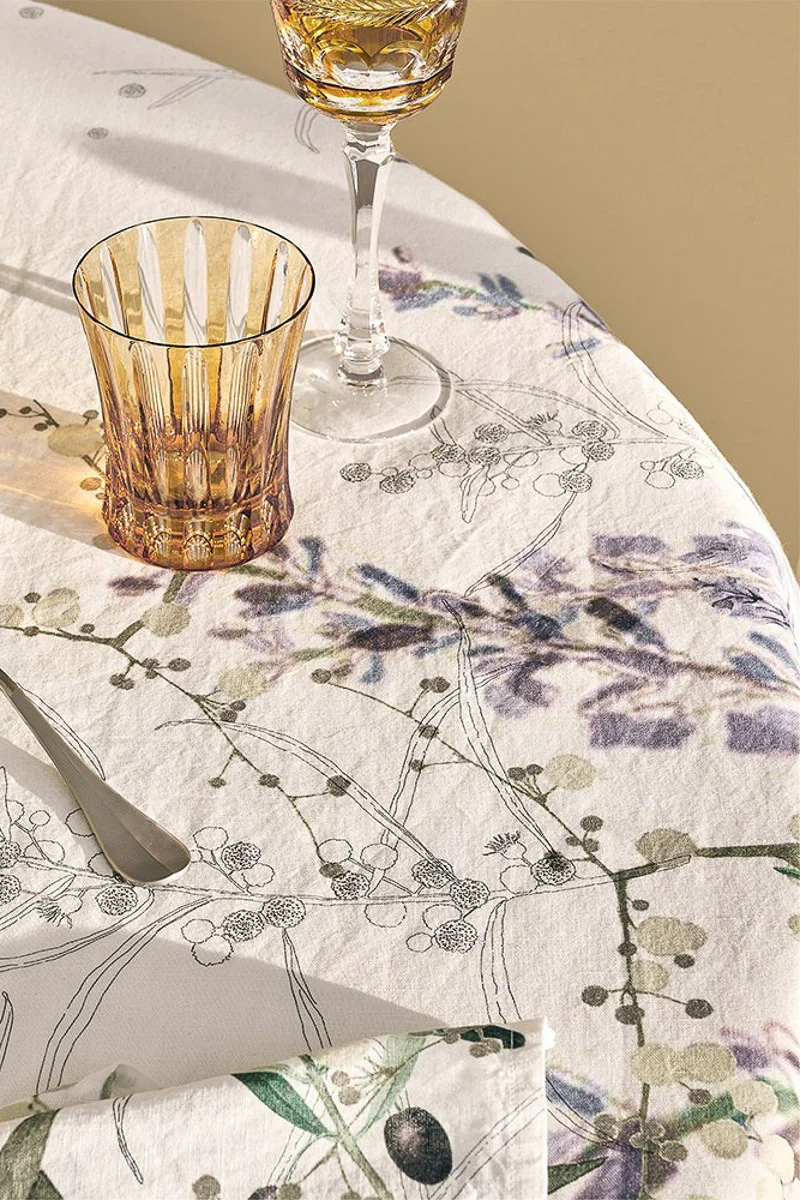 Garnier-Thiebaut Parfum De Lavande Tablecloth 61"x102" Mauve