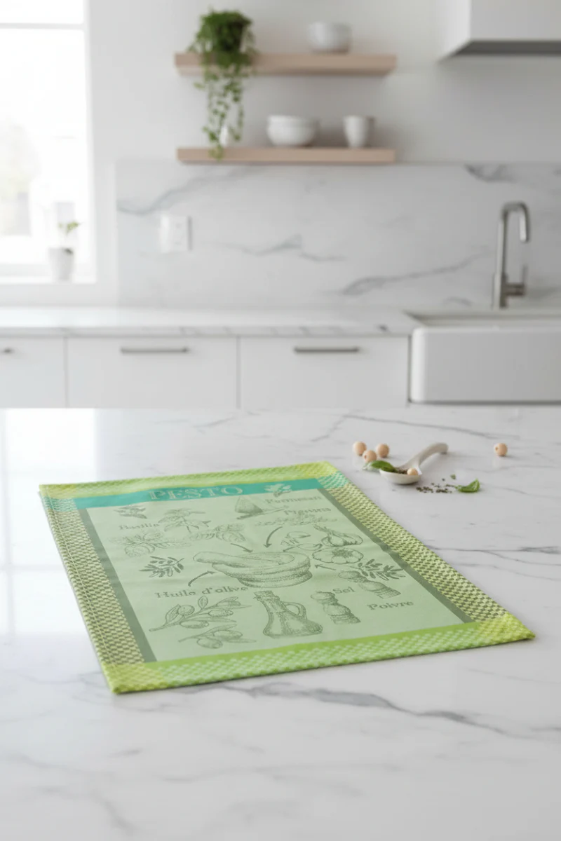 Garnier-Thiebaut Pesto Verde Kitchen Towel