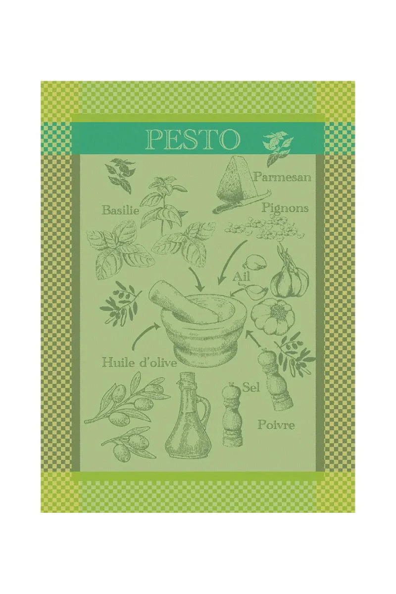 Garnier-Thiebaut Pesto Verde Kitchen Towel - Image 2