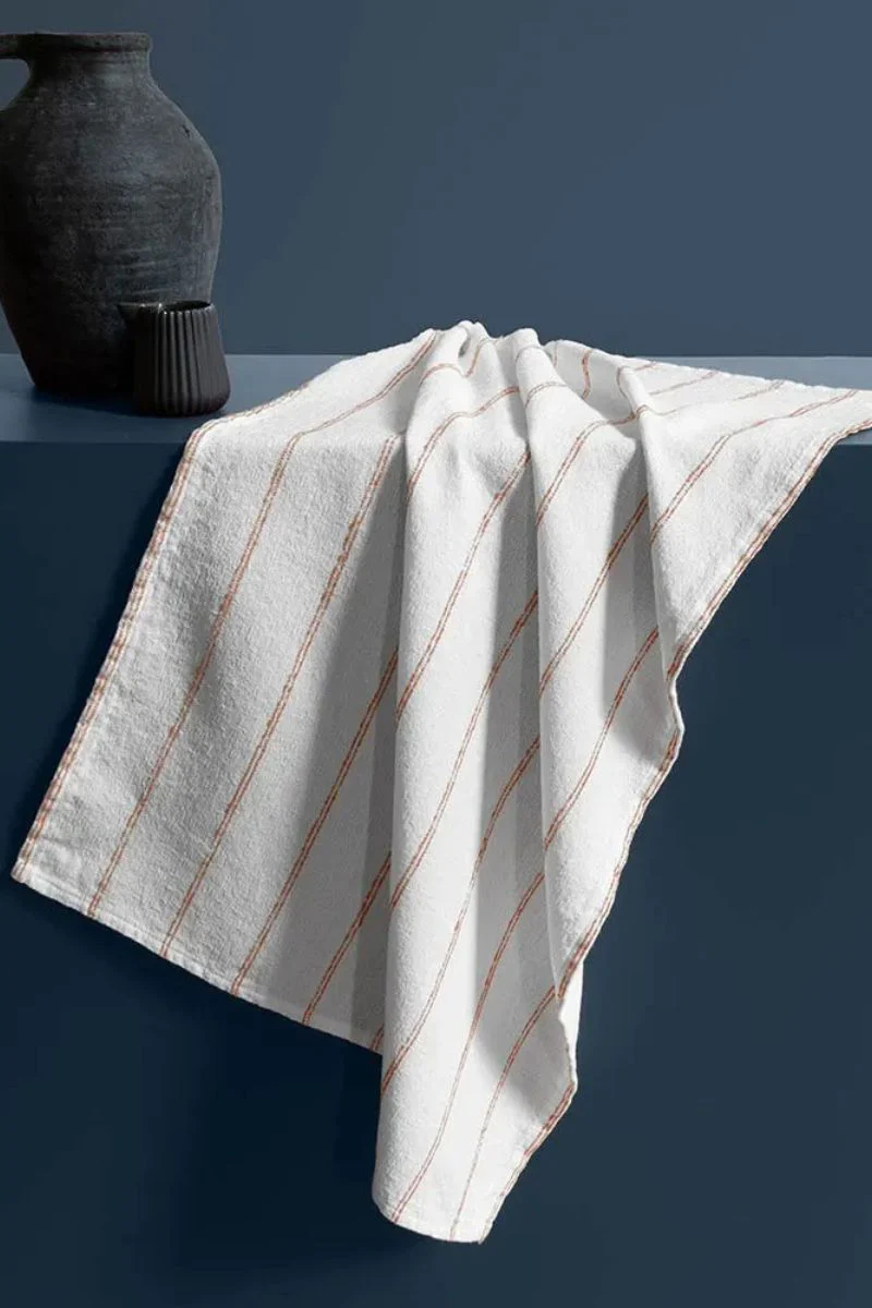 Garnier-Thiebaut Rimini Terracotta Kitchen Towel - Image 2