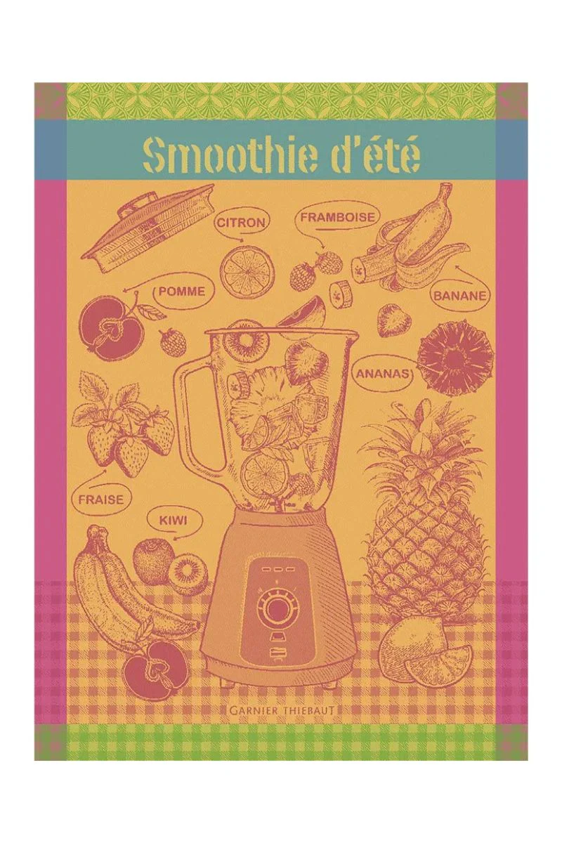 Garnier-Thiebaut Smoothie D'Ete Fruite Kitchen Towel - Image 2