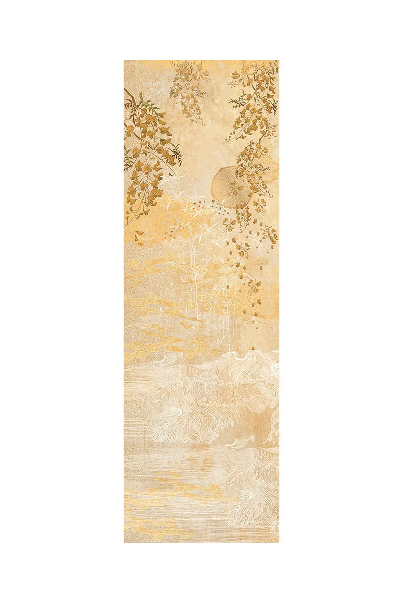 Garnier-Thiebaut Soleil D'Or Runner 20"x61" Dore - Image 2
