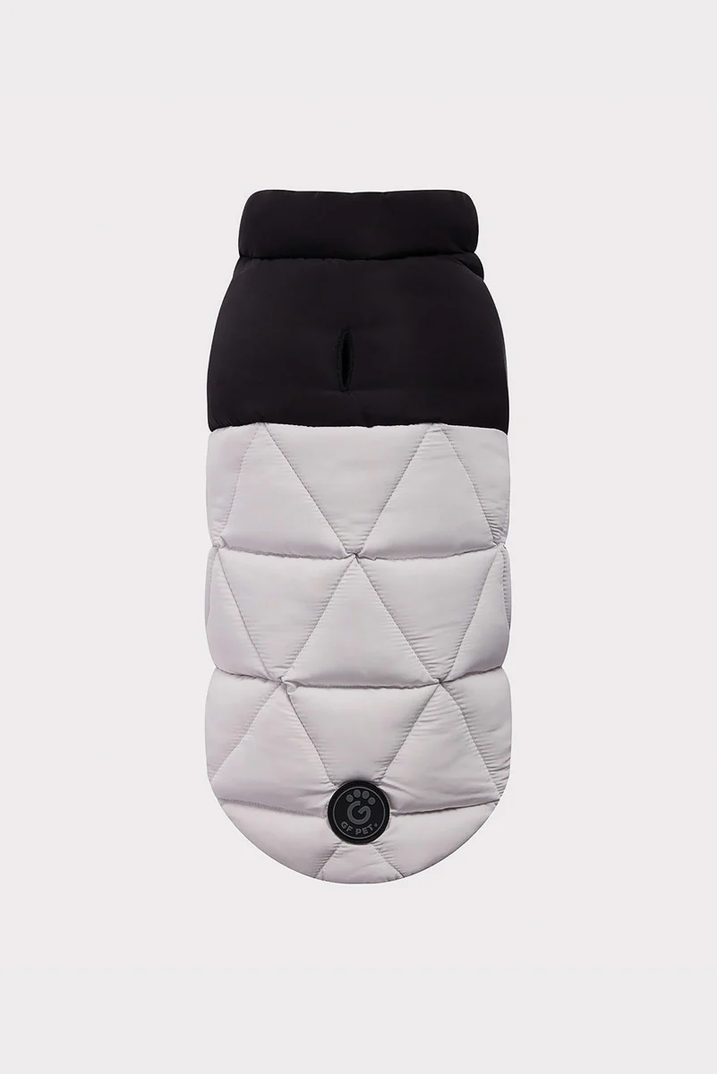 GF Pet Diamond Puffer Coat S Grey